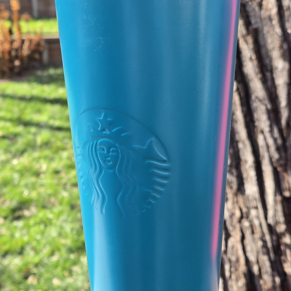Set Of 2 Startbucks 24 Oz Tumblers Stainless And Acrylic 2014 & 2016 No Straws - Picture 3 of 11